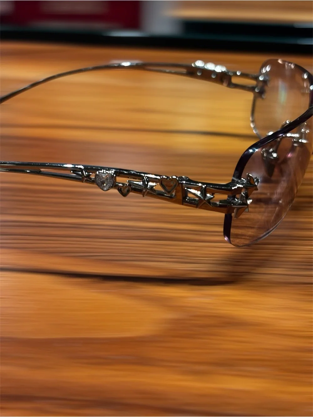 Gentle Monster Jennie Jentle Salon Glitter ii Sunglasses Silver Clear Gradient